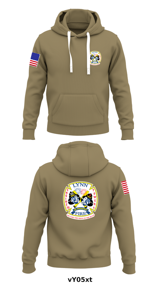 Lynn fire dept Broadway station  Store 1  Core Men's Hooded Performance Sweatshirt - vY05xt