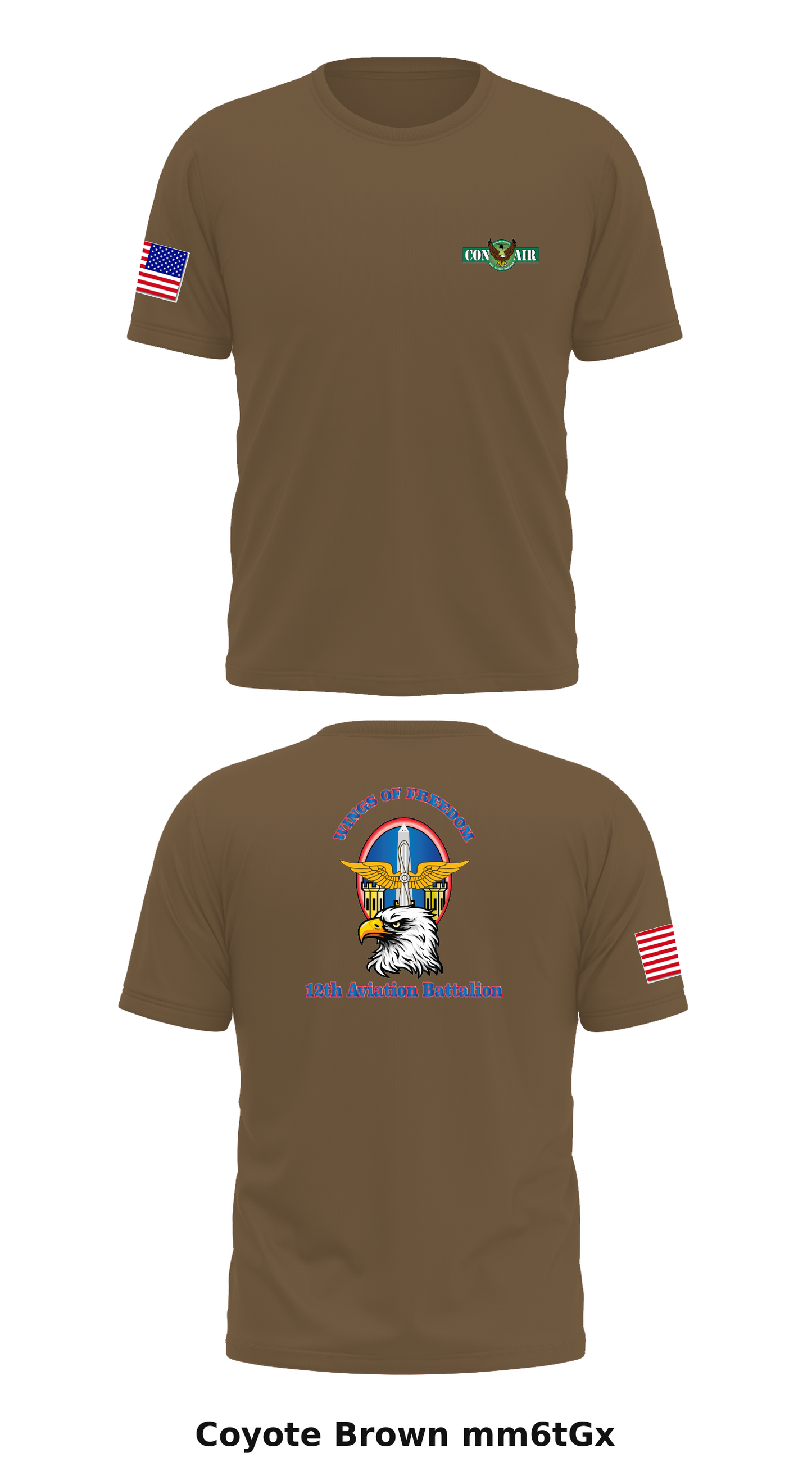 12th Aviation Battalion Store 1 Core Men's SS Performance Tee - mm6tGx