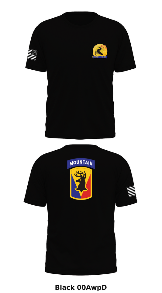 HHC BDE 86IBCT Store 1 Core Men's SS Performance Tee - 00AwpD
