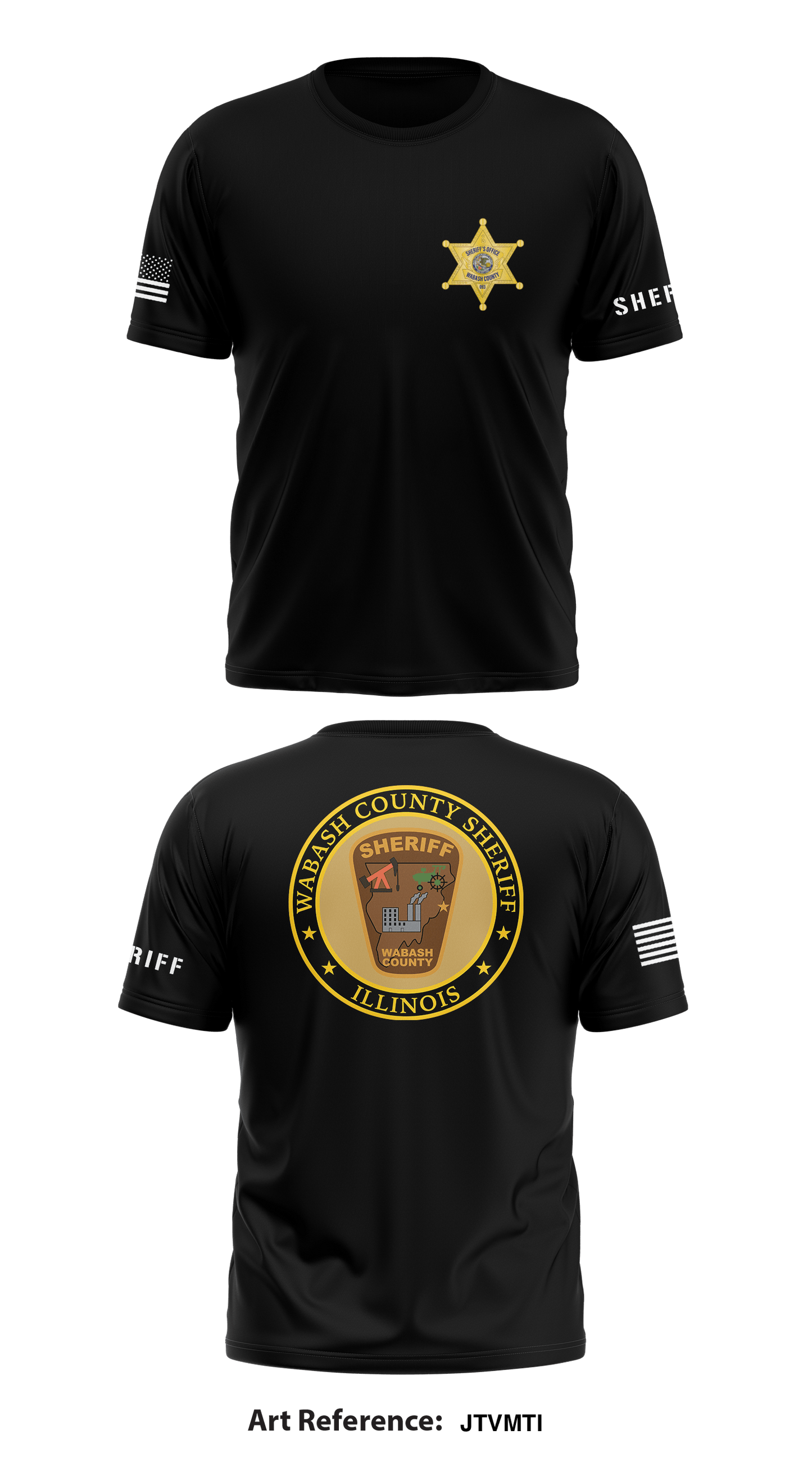 Wabash County Sheriff's Office  Store 1 Core Men's SS Performance Tee - JTVMTi