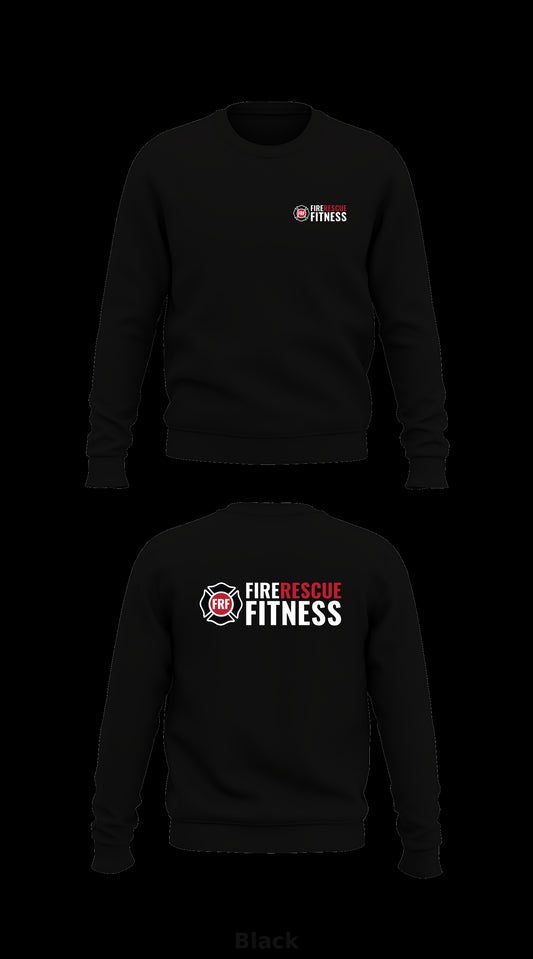 Fire Rescue Fitness Store 1 Core Men's Crewneck Performance Sweatshirt - 97069602444