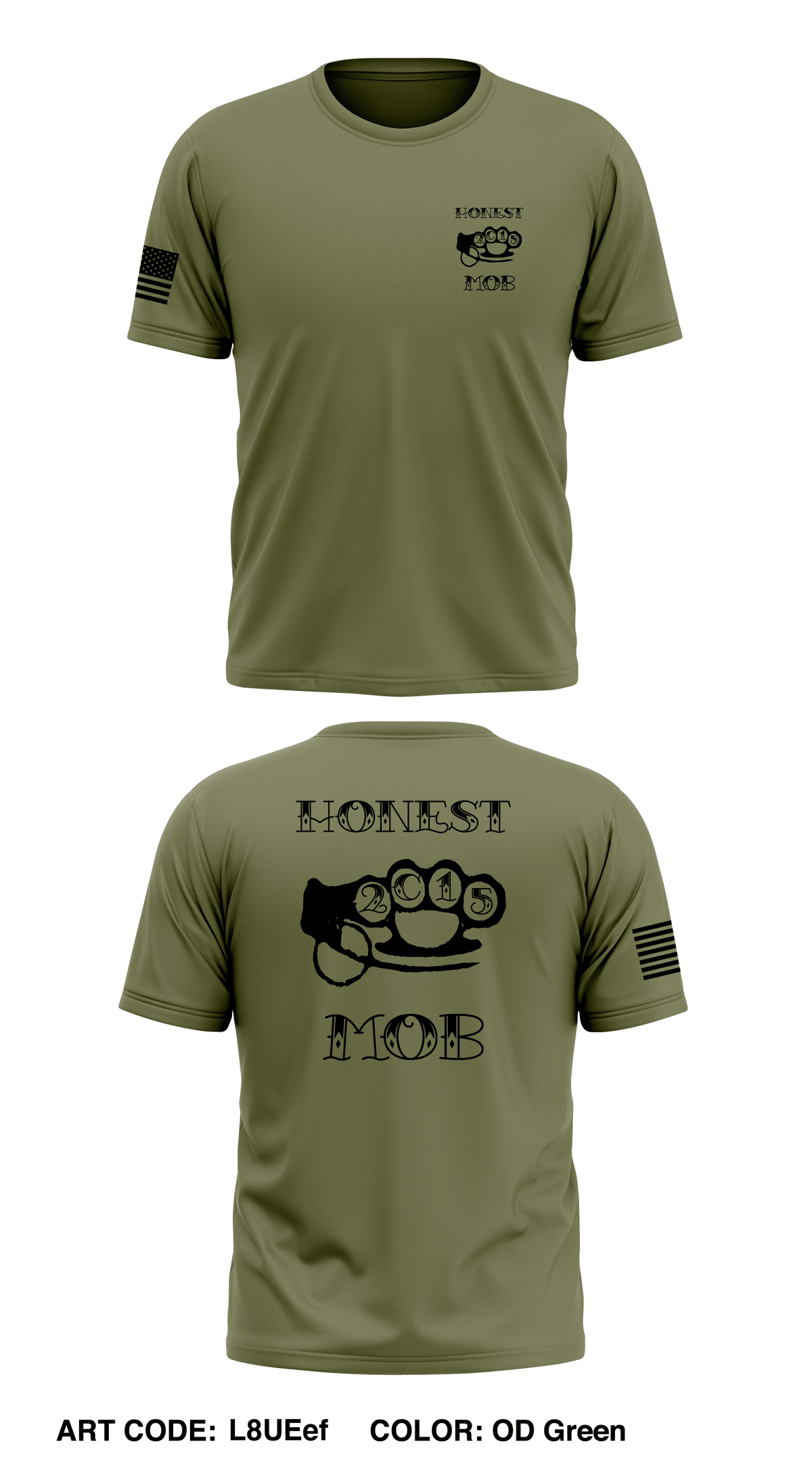 Honest mob 2nd plt  Store 1 Core Men's SS Performance Tee - L8UEef
