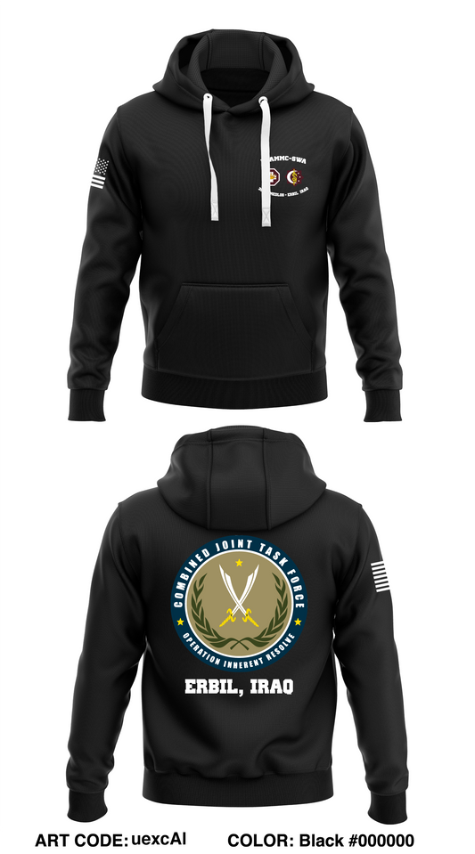 393rd MLC, Iraq FLE Store 1  Core Men's Hooded Performance Sweatshirt - uexcAl