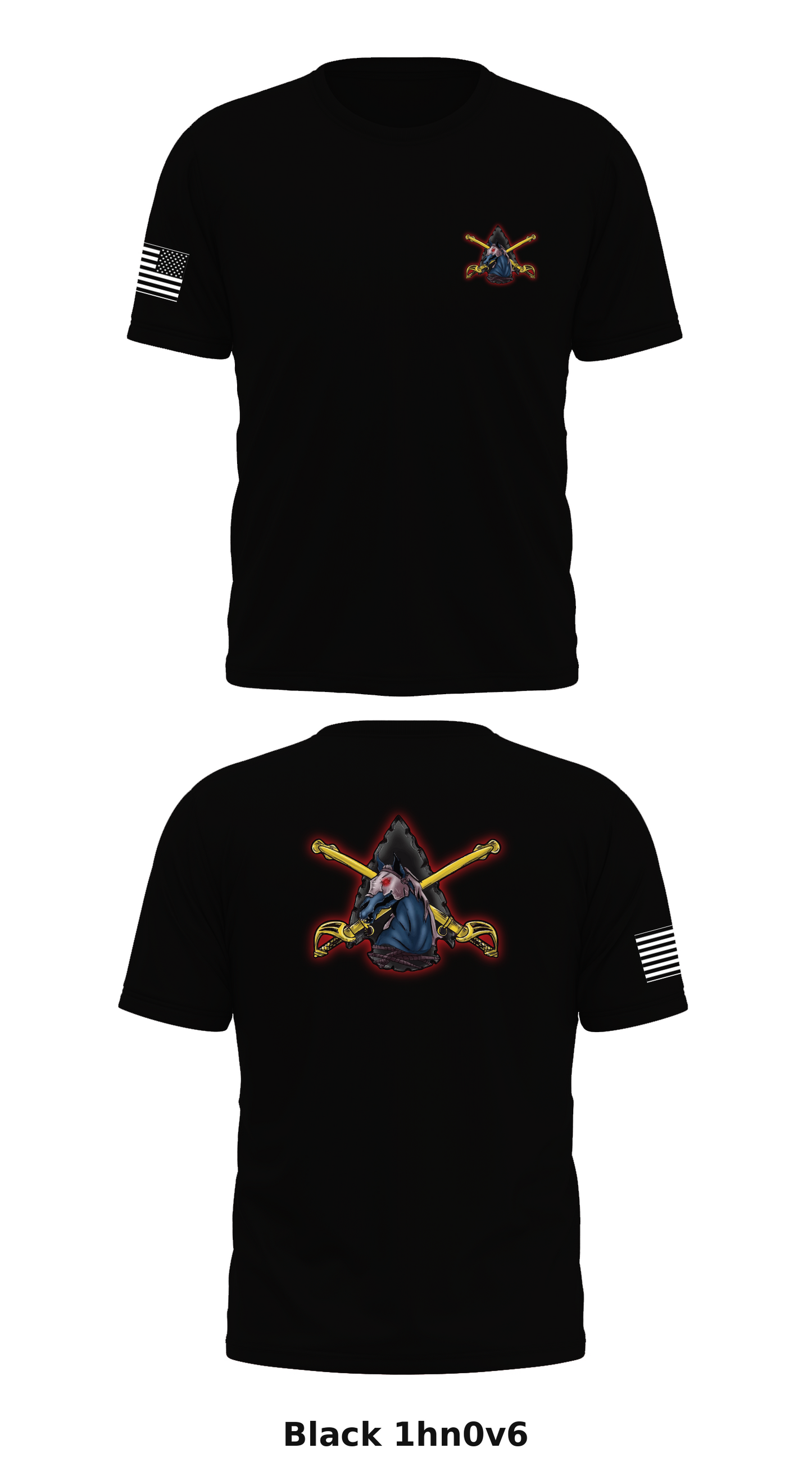 B troop 1-102 Cav Store 1 Core Men's SS Performance Tee - 1hn0v6