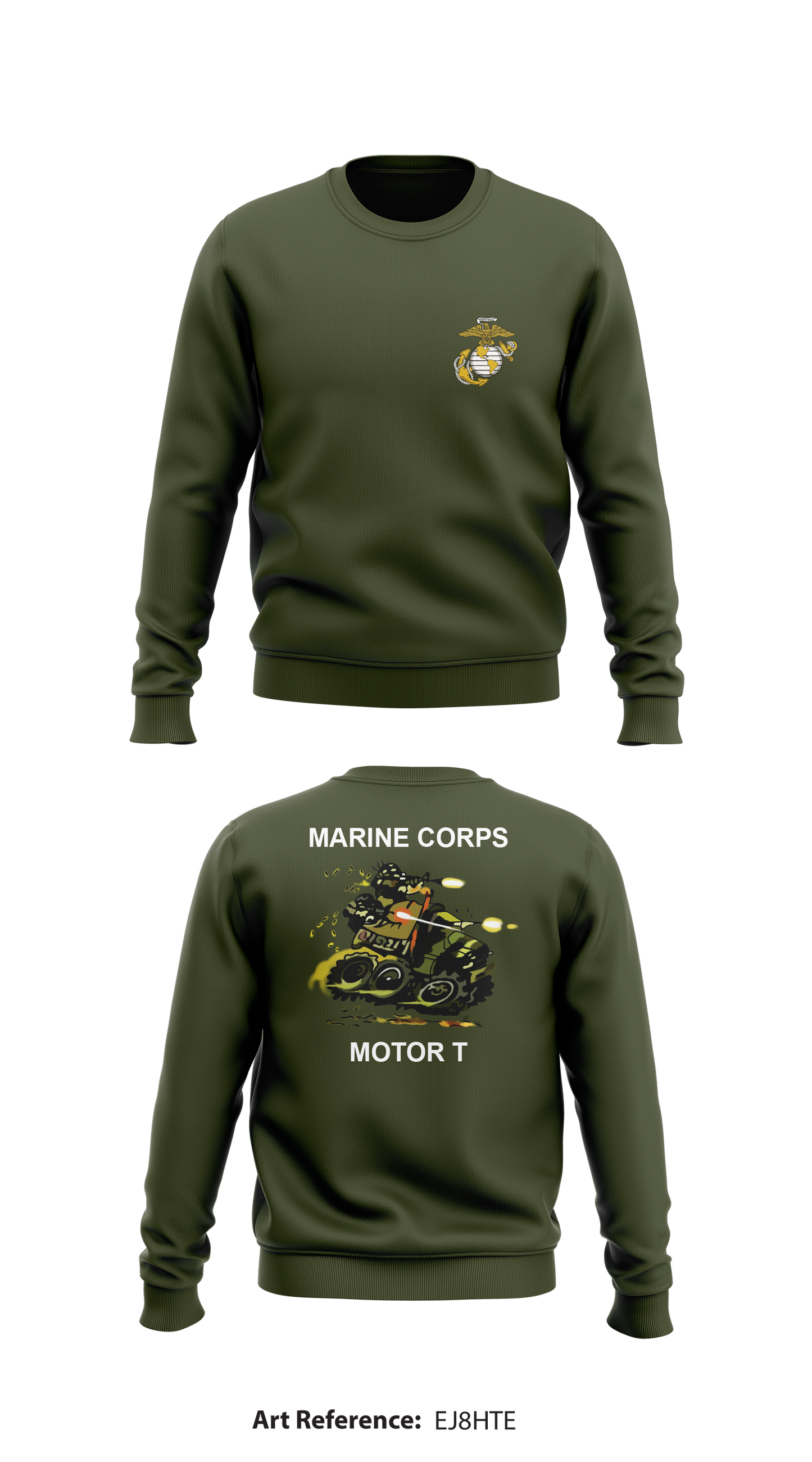 Motor T Store 1 Core Men's Crewneck Performance Sweatshirt - ej8htE