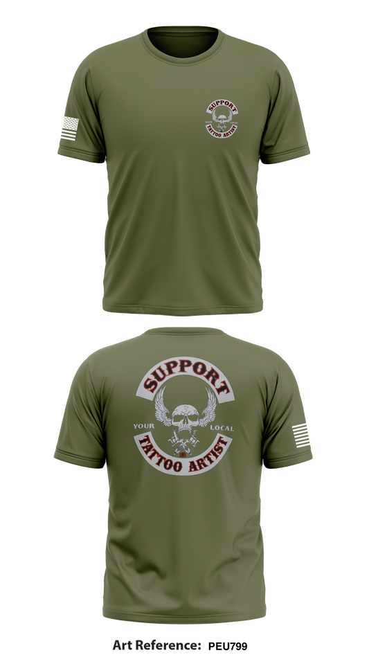 Support Tattoo Store 1 Core Men's SS Performance Tee - PEU799