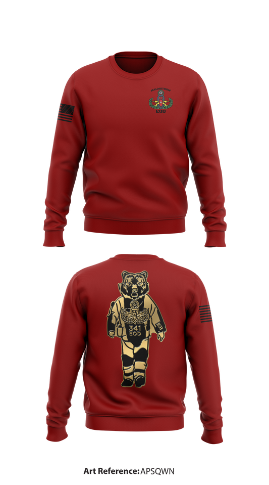 Malmstrom EOD Store 1 Core Men's Crewneck Performance Sweatshirt - apsQWn