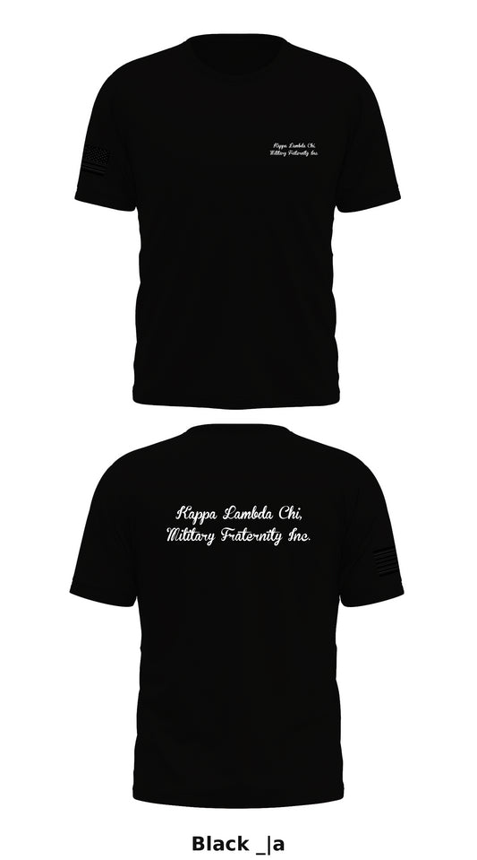 Kappa Lambda Chi, Military Fraternity Inc. Store 1 Core Men's SS Performance Tee - _|a