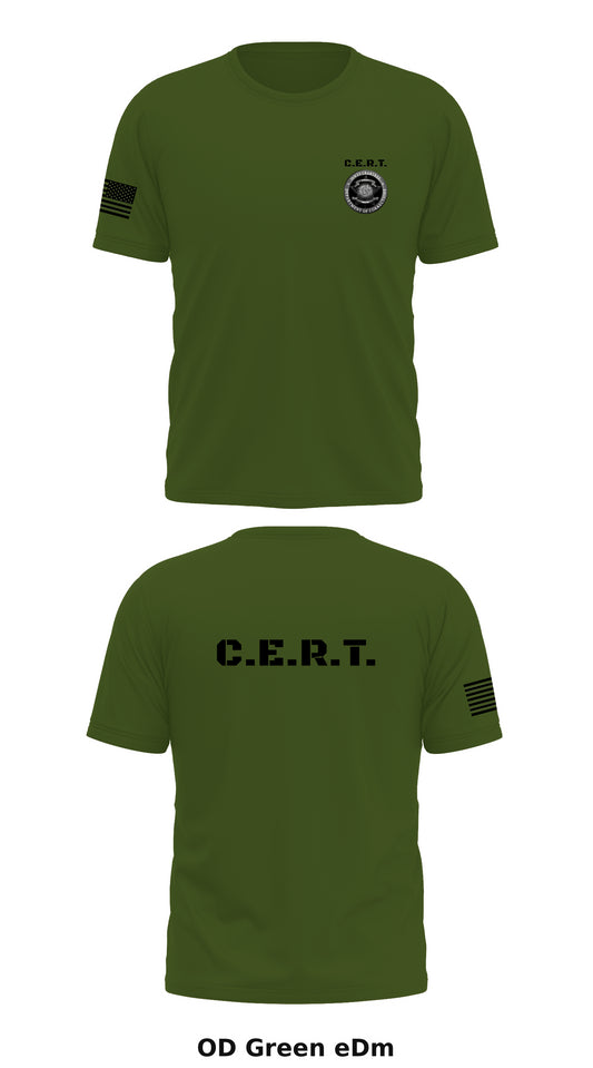 C.E.R.T. Store 1 Core Men's SS Performance Tee - eDm