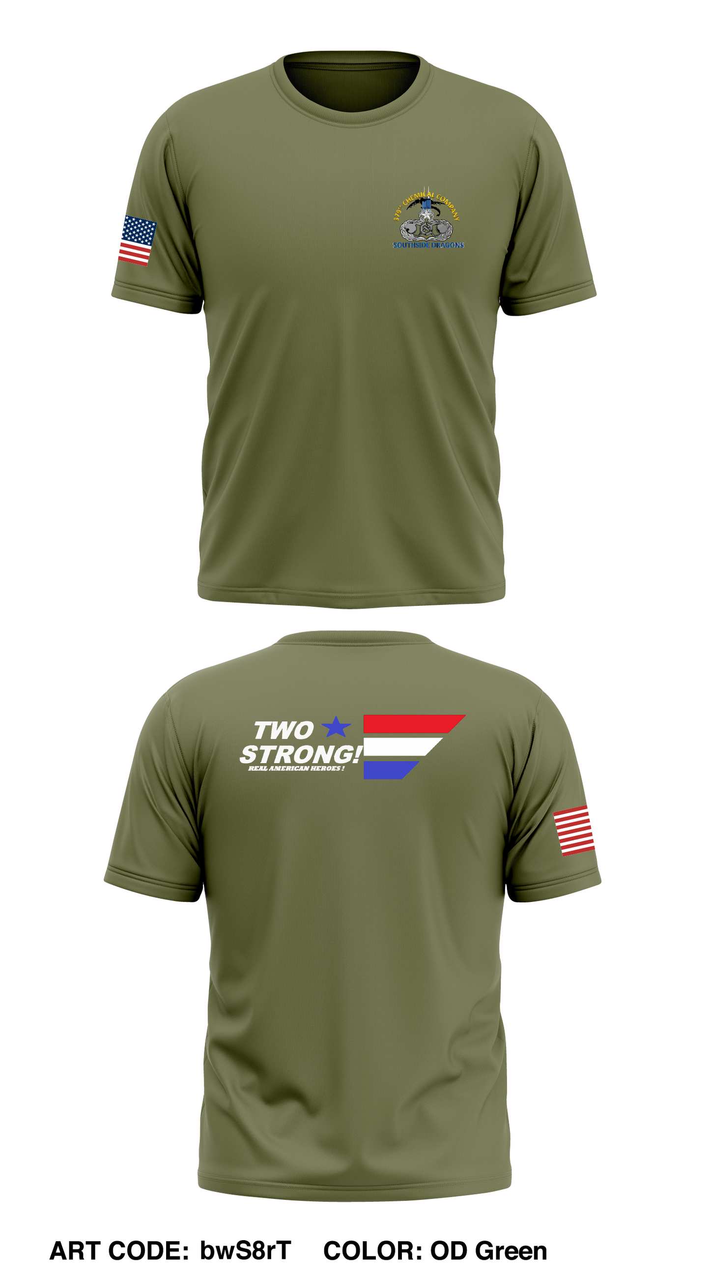 379th CM CO Store 1 Core Men's SS Performance Tee - bwS8rT