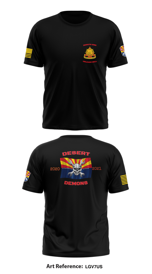 3666th SMC Store 1 Core Men's SS Performance Tee - Lgv7us