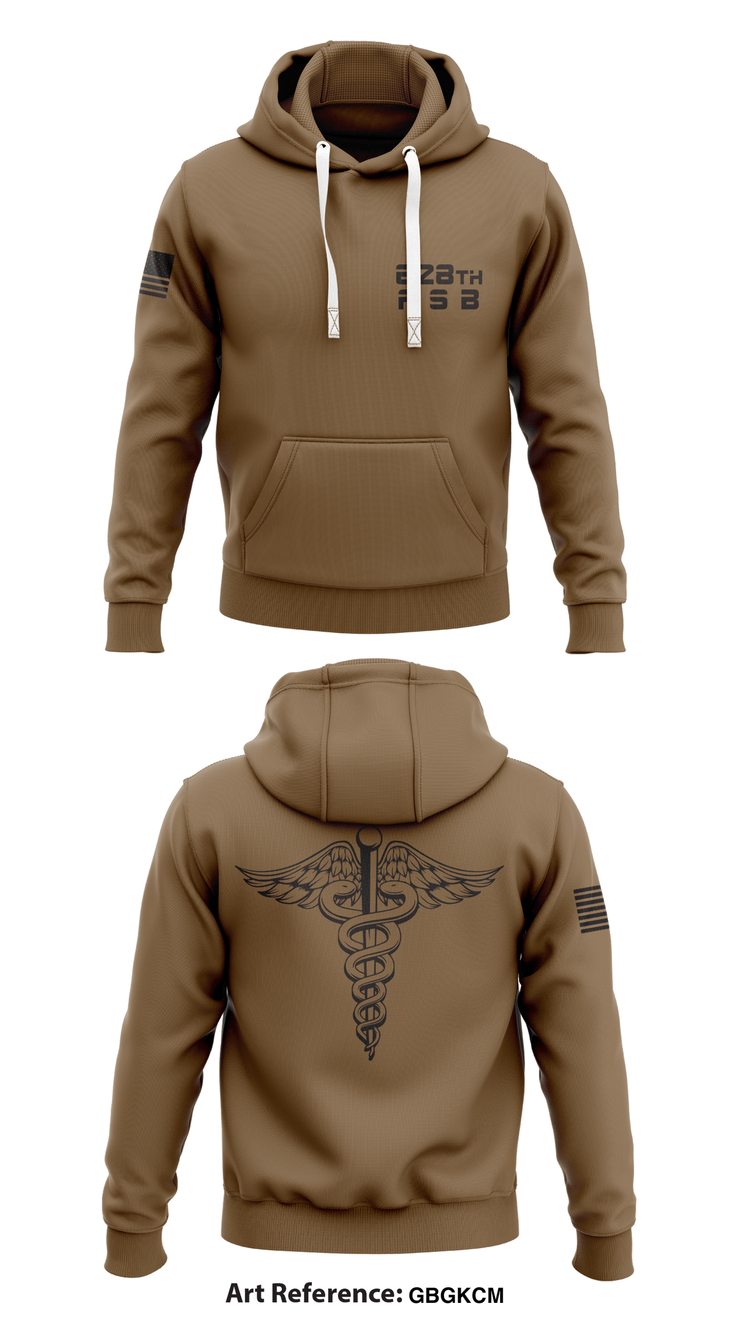 628th ASB Store 1  Core Men's Hooded Performance Sweatshirt - GBGkcm