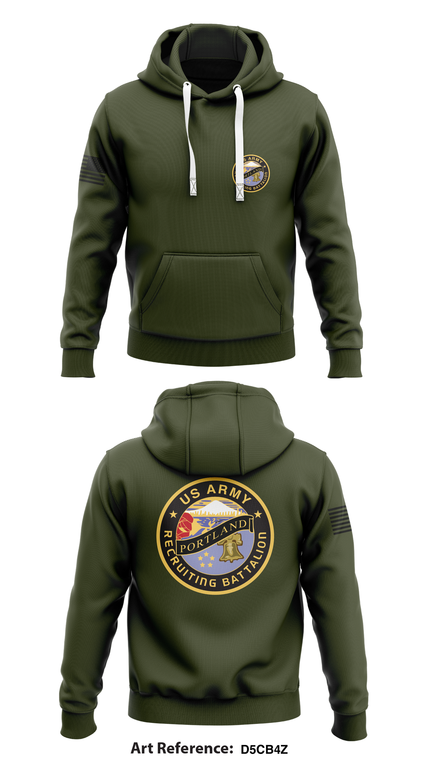 US Army Recruiting BN - Portland Store 1  Core Men's Hooded Performance Sweatshirt - D5CB4z