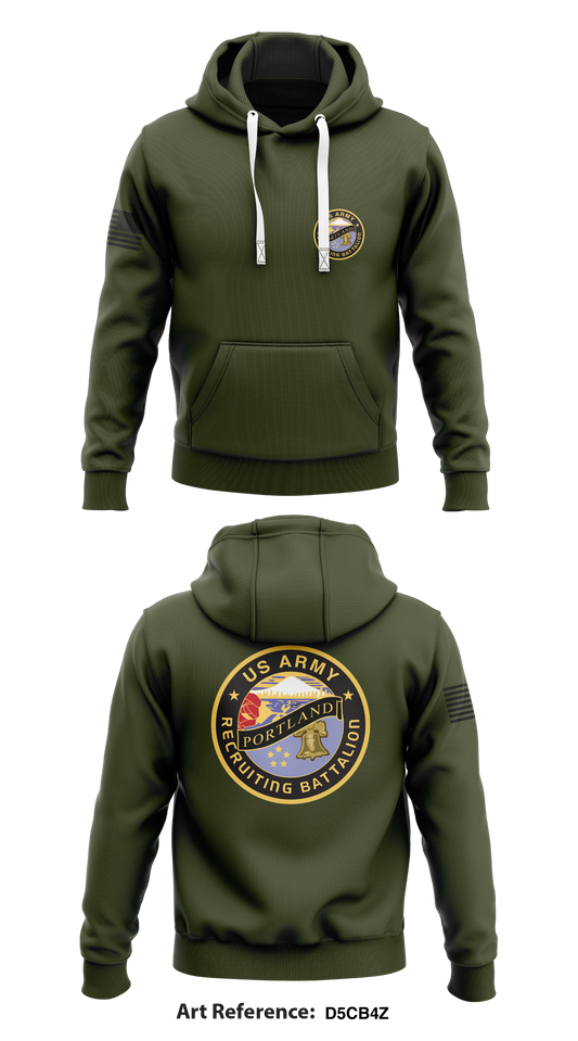 US Army Recruiting BN - Portland Store 1  Core Men's Hooded Performance Sweatshirt - D5CB4z