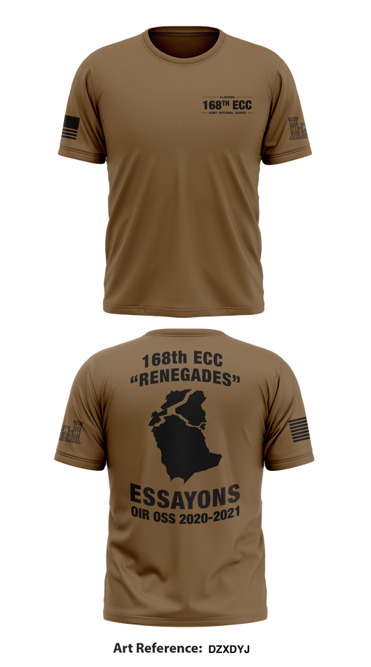 168TH EN CO Store 1 Core Men's SS Performance Tee - DZxdYj