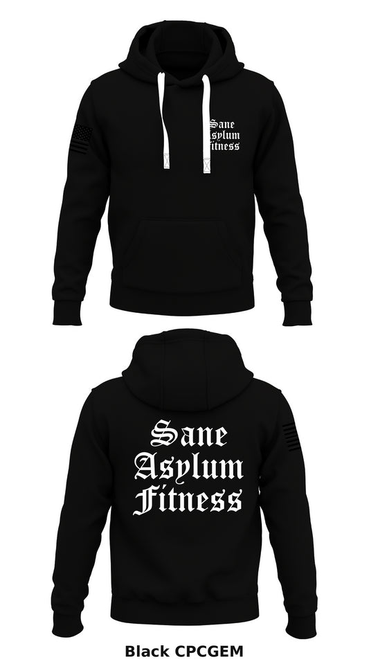 Sane Asylum Fitness Store 1  Core Men's Hooded Performance Sweatshirt - CPCGEM