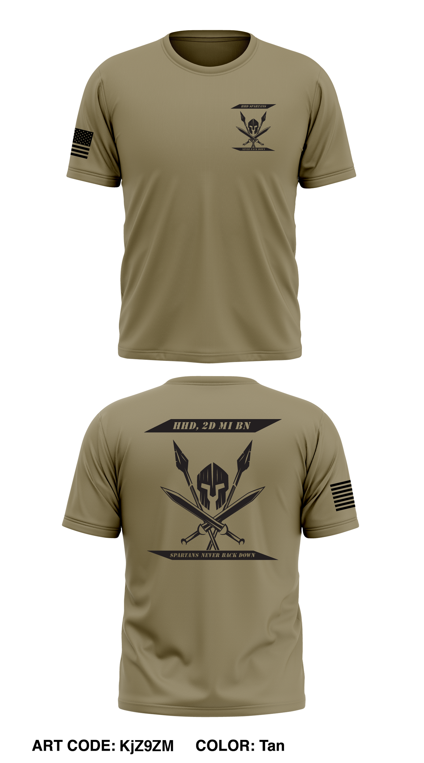 HHD, 2D MI BN, 66TH MI BDE Store 1 Core Men's SS Performance Tee - KjZ9ZM