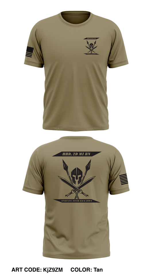 HHD, 2D MI BN, 66TH MI BDE Store 1 Core Men's SS Performance Tee - KjZ9ZM