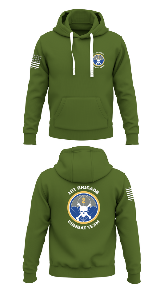 1st Brigade Combat Team Store 1  Core Men's Hooded Performance Sweatshirt - 84226804651