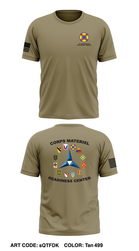 13th ESC CMRC Store 1 Core Men's SS Performance Tee - sQTFDK