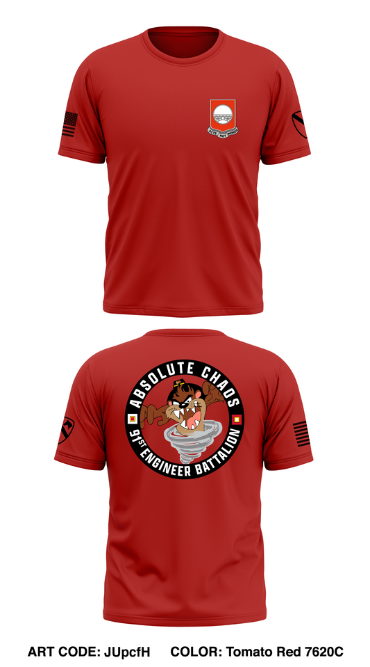C Co, 91st BEB, 1ABCT, 1CD Store 1 Core Men's SS Performance Tee - JUpcfH