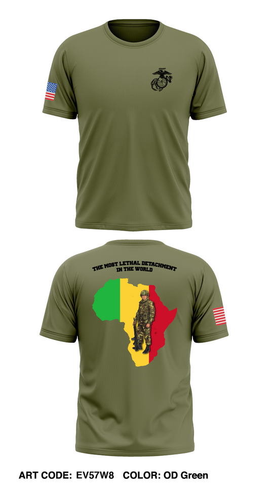 MSG Detachment Bamako,Mali Store 1 Core Men's SS Performance Tee - EV57W8