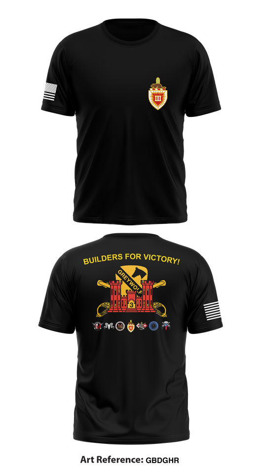 3rd Brigade Engineer Battalion Store 1 Core Men's SS Performance Tee - gBDGhr