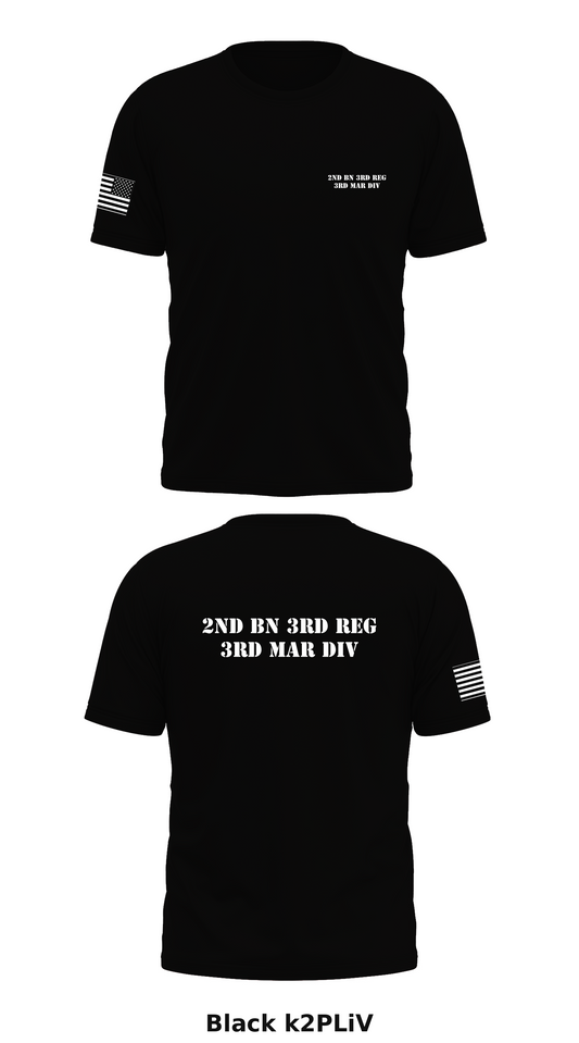 2ND BN 3RD REG 3RD MAR DIV Store 1 Core Men's SS Performance Tee - k2PLiV