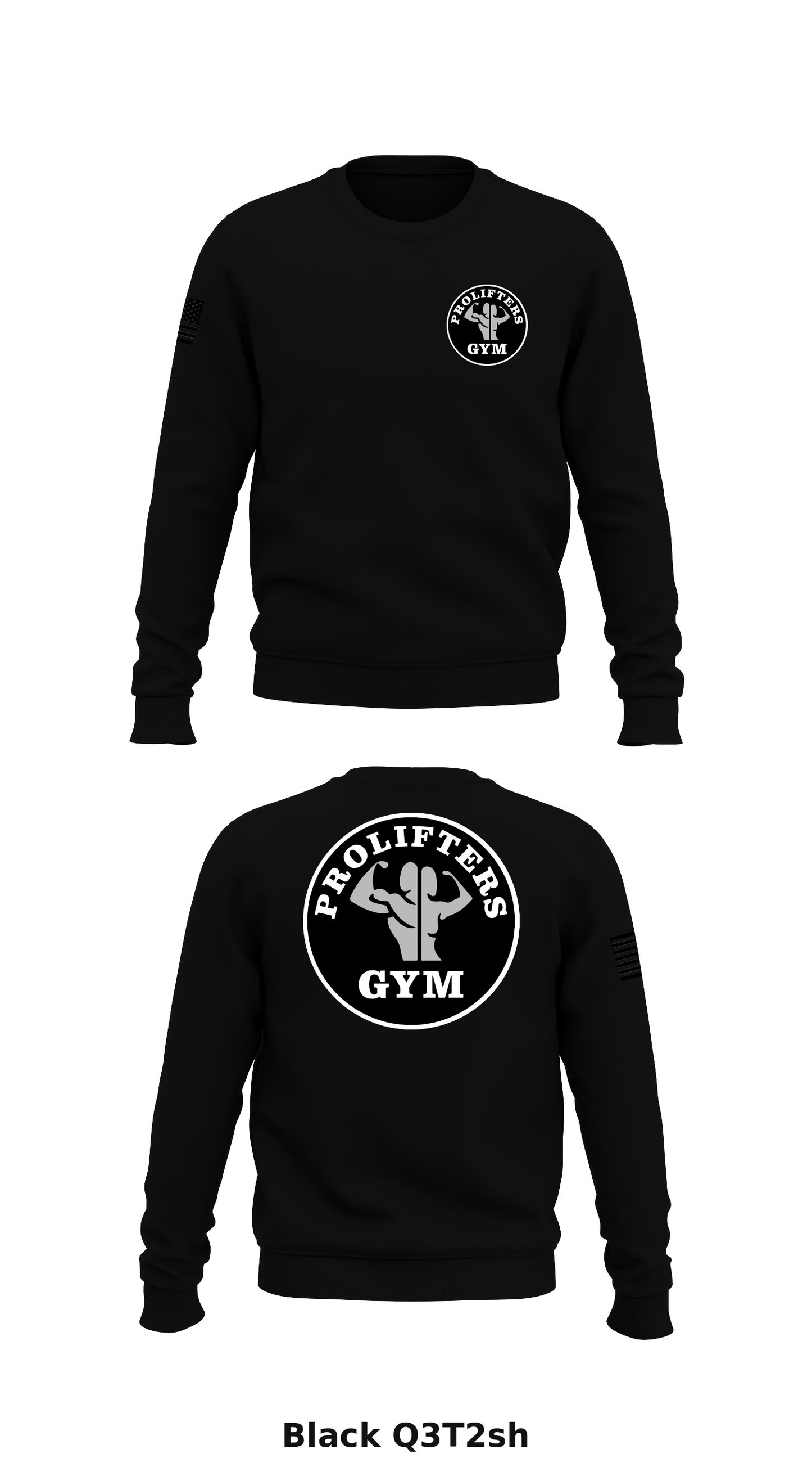 PROLIFTS Store 1 Core Men's Crewneck Performance Sweatshirt - Q3T2sh