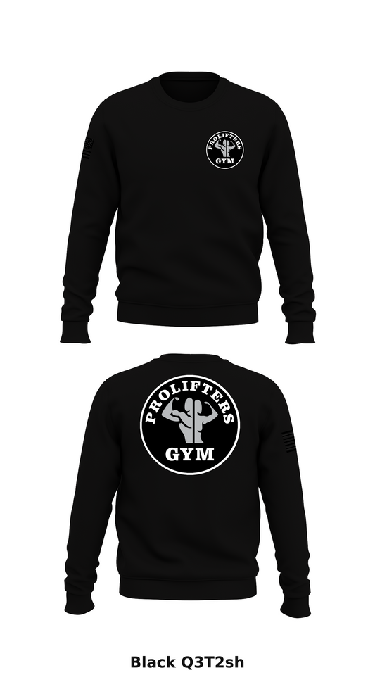 PROLIFTS Store 1 Core Men's Crewneck Performance Sweatshirt - Q3T2sh