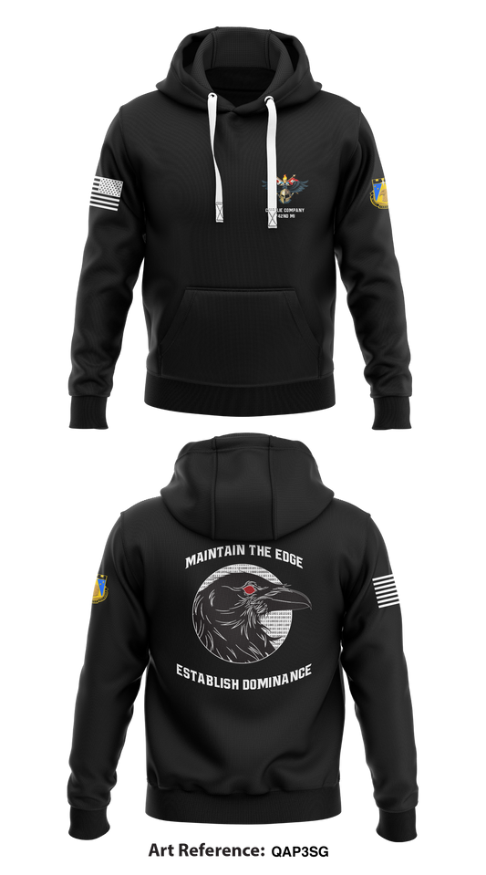 Charlie Company, 742nd MI Store 1  Core Men's Hooded Performance Sweatshirt - QaP3sG