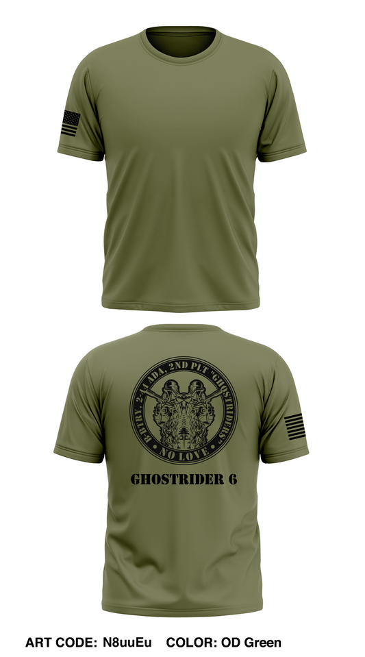 Bravo 2-44 ADA: Ghostrider 6 Store 1 Core Men's SS Performance Tee - N8uuEu