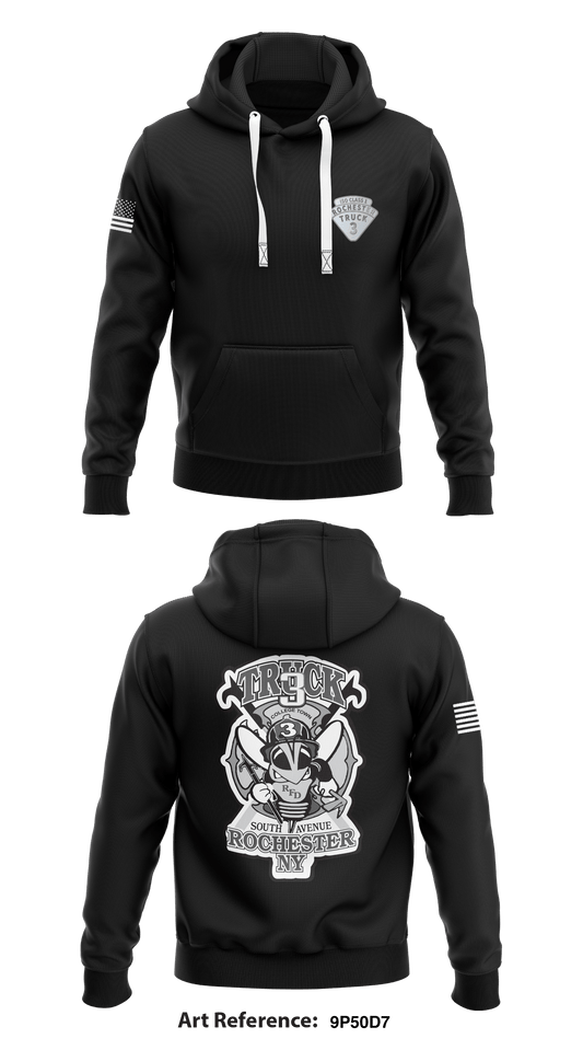 RFD Truck 3 Store 1  Core Men's Hooded Performance Sweatshirt - 9P50d7