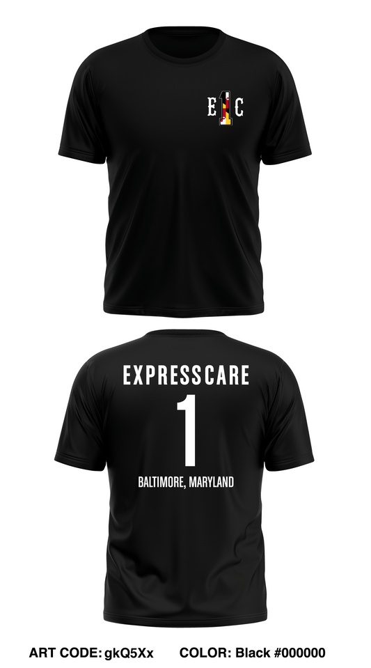 ExpressCare 1 Store 1 Core Men's SS Performance Tee - gkQ5Xx