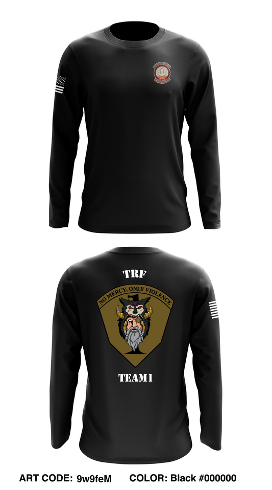 91MSOS TRF Team1 Store 1 Core Men's LS Performance Tee - 9w9feM