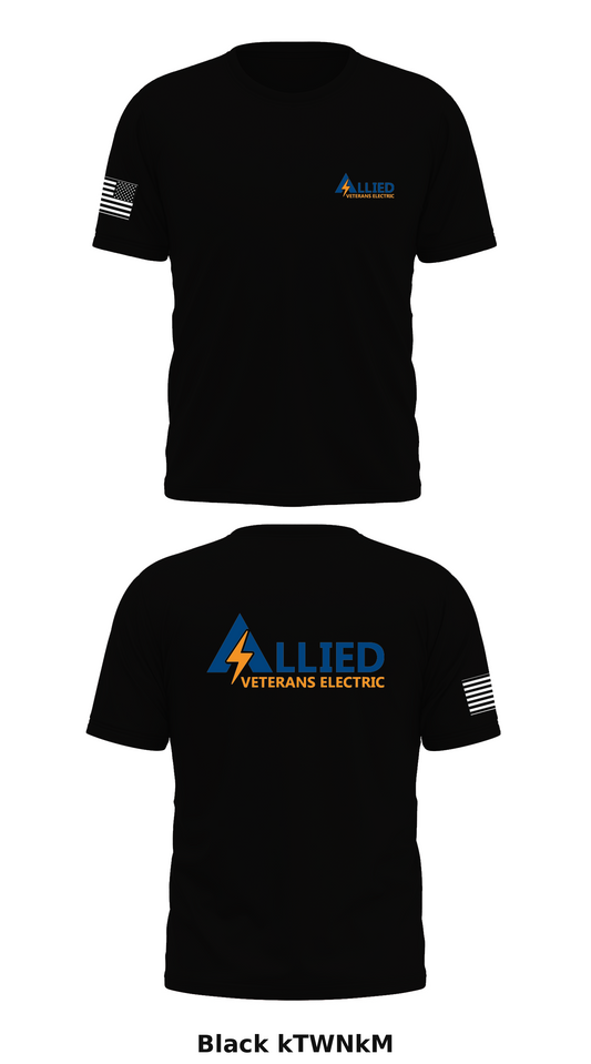 Allied veterans electric Store 1 Core Men's SS Performance Tee - kTWNkM