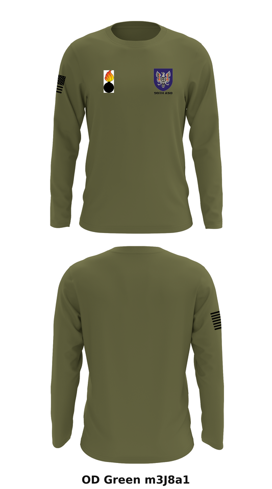 90th ASB Store 1 Core Men's LS Performance Tee - m3J8a1
