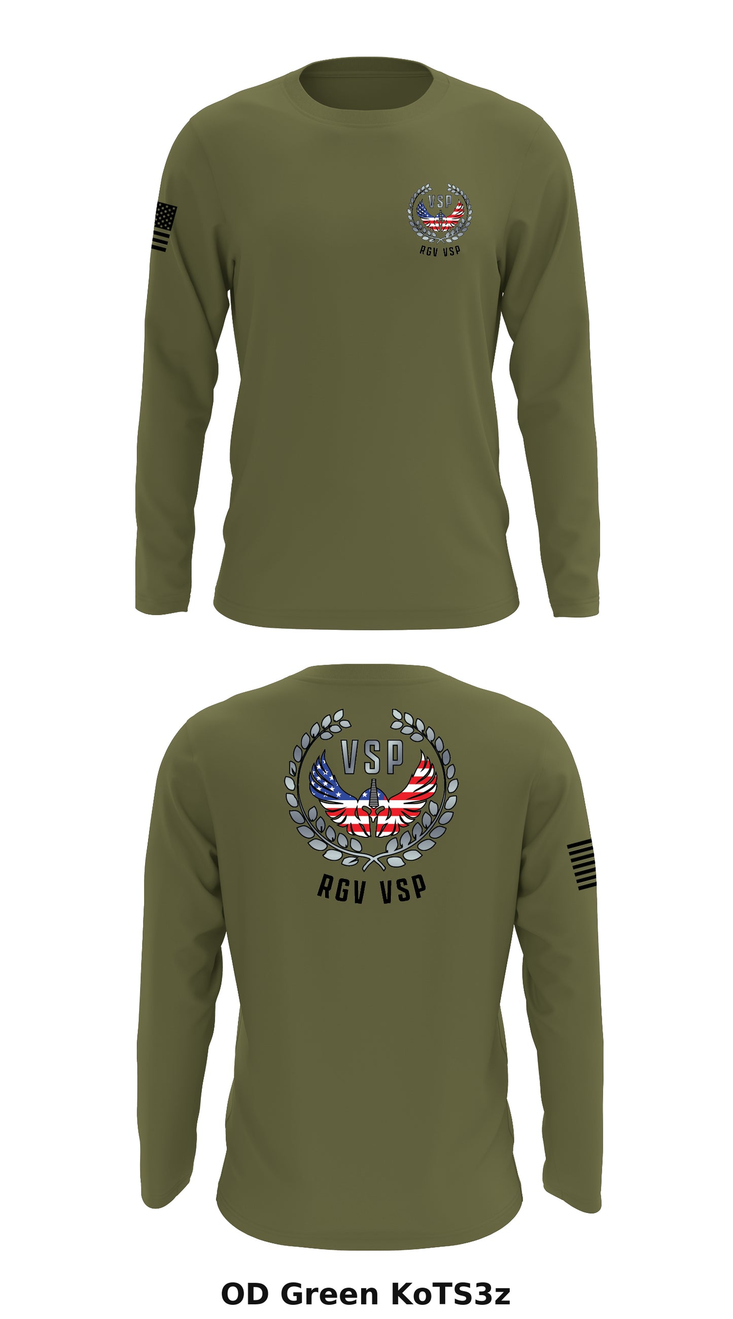 USBP Store 1 Core Men's LS Performance Tee - KoTS3z