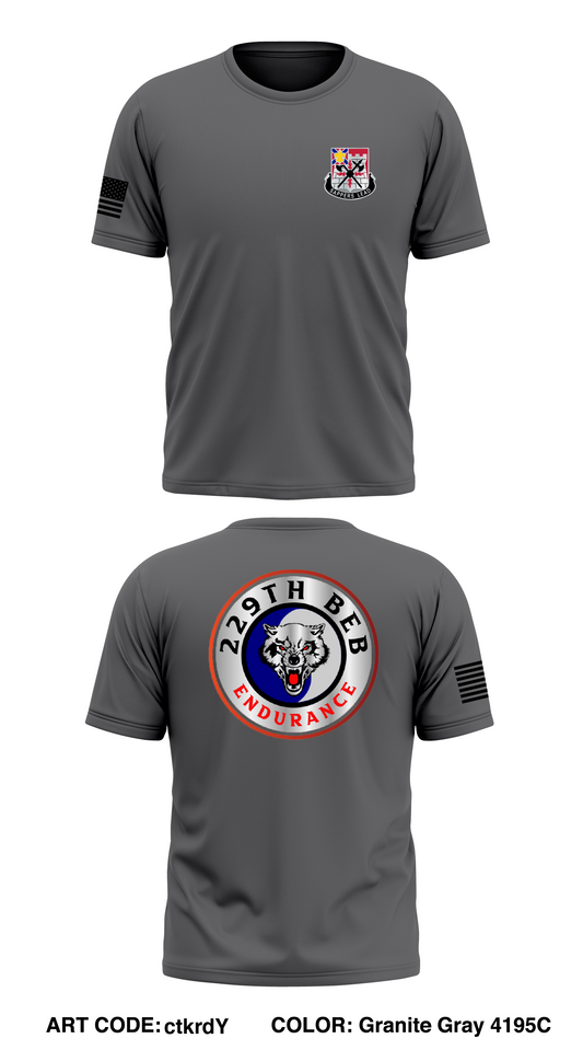 229th BEB Store 1 Core Men's SS Performance Tee - ctkrdY