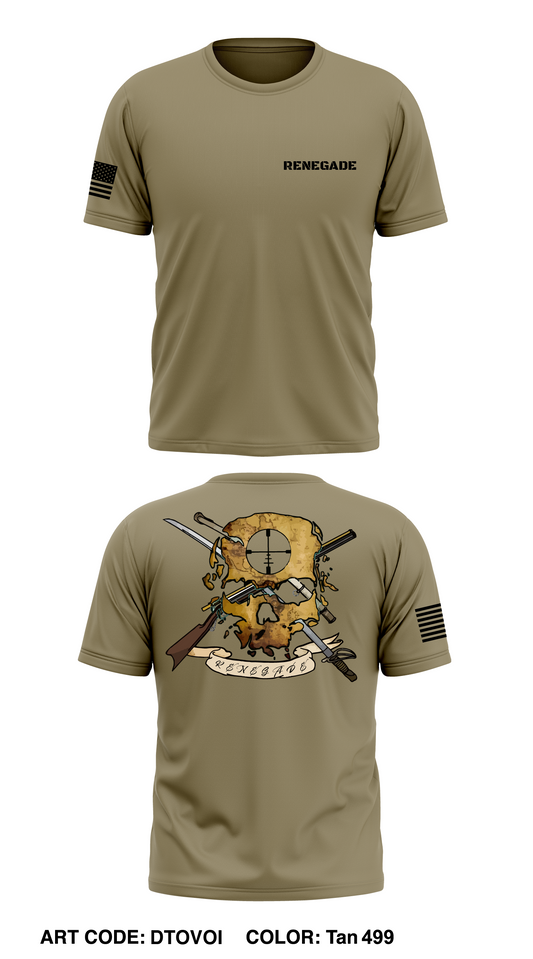 2-5 cav 1abct Store 1 Core Men's SS Performance Tee - DTOVOI