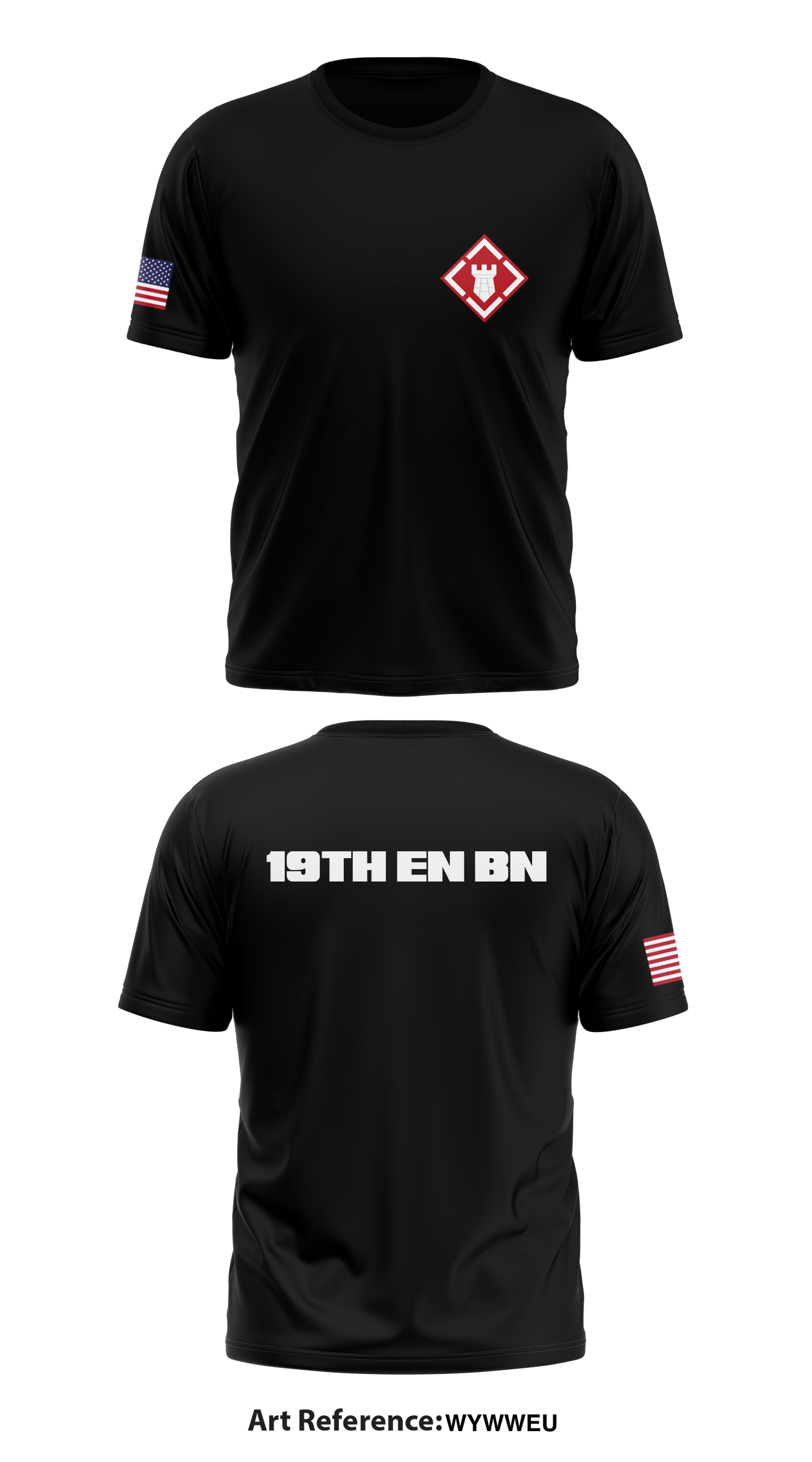 19th EN BN  Store 1 Core Men's SS Performance Tee - wYwweU