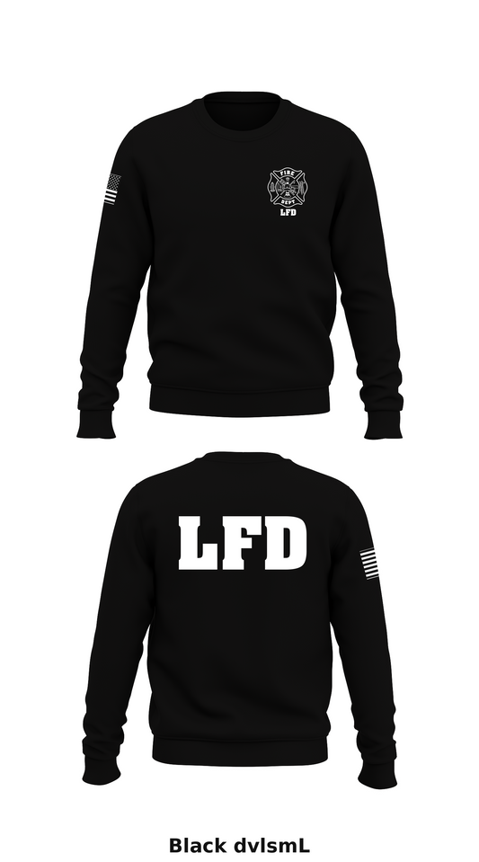 LFD Store 1 Core Men's Crewneck Performance Sweatshirt - dvlsmL