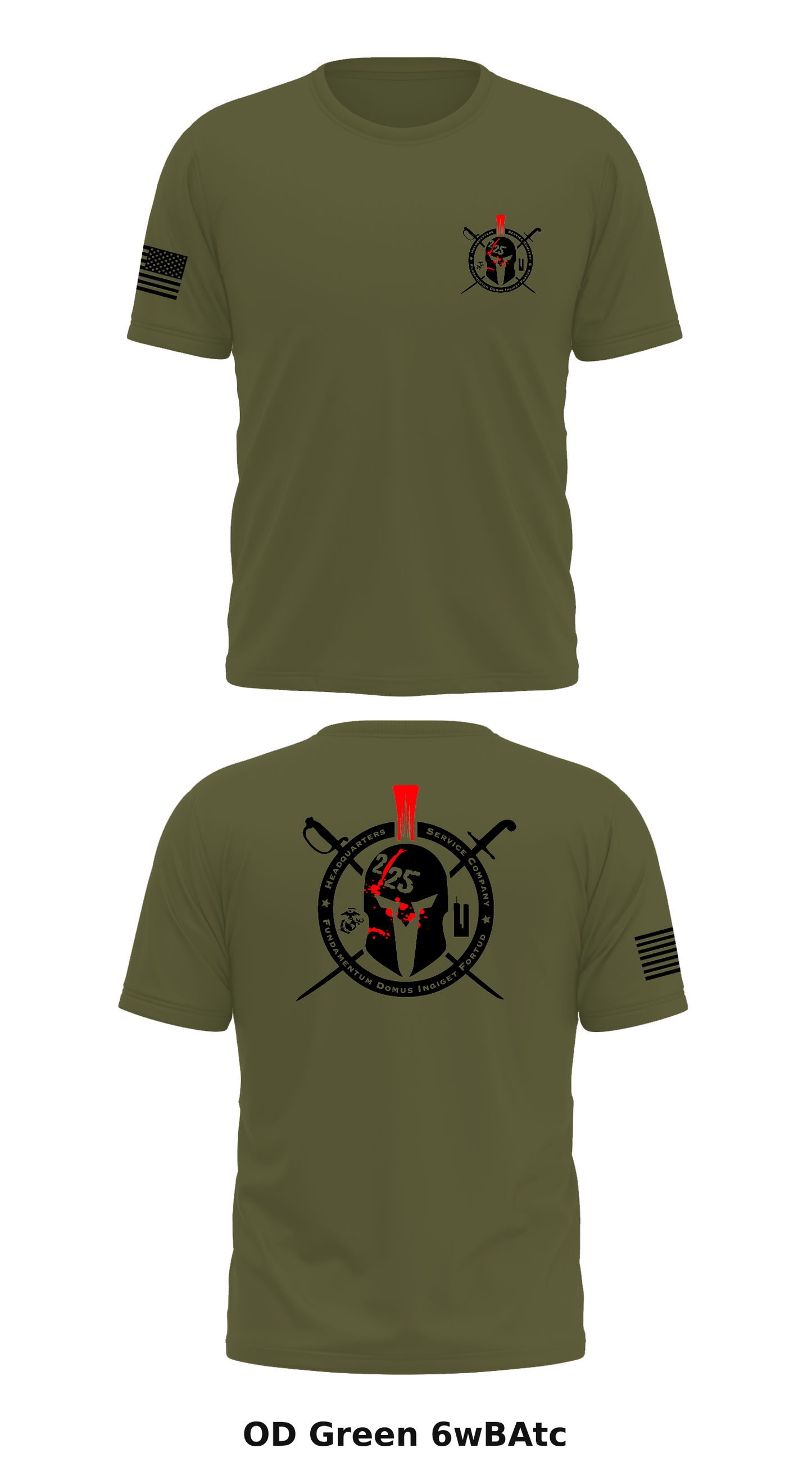 2ND BN 25th MAR Store 1 Core Men's SS Performance Tee - 6wBAtc