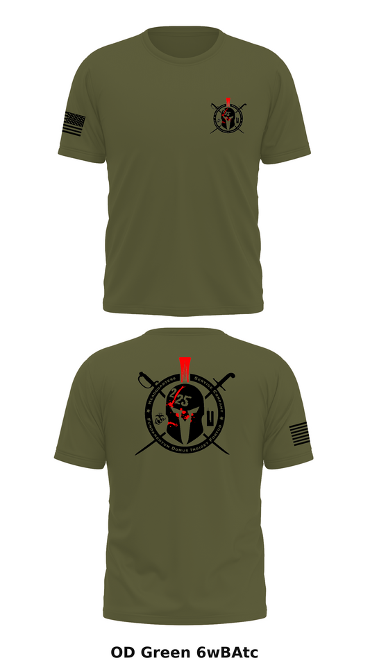 2ND BN 25th MAR Store 1 Core Men's SS Performance Tee - 6wBAtc