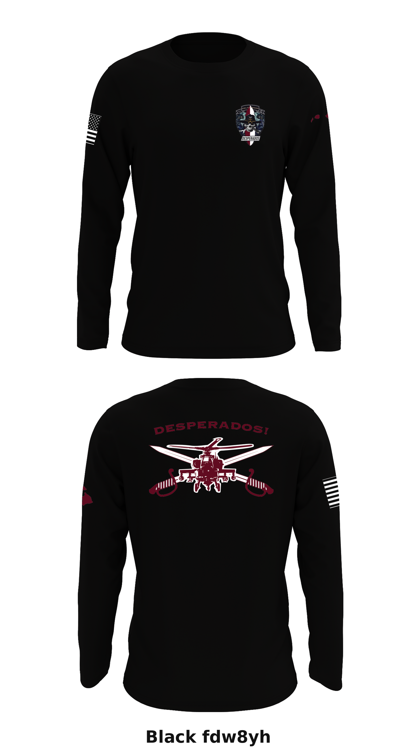D TRP 2-6 CAV Store 1 Core Men's LS Performance Tee - fdw8yh