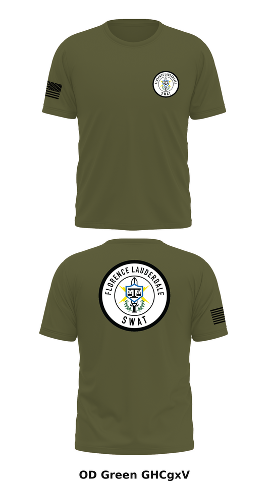 Florence lauderdale SWAT Store 1 Core Men's SS Performance Tee - GHCgxV