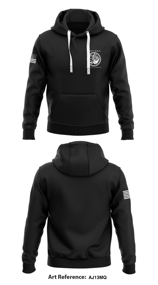 Charlie company, 92nd CA BN Store 1  Core Men's Hooded Performance Sweatshirt - aj13Mq