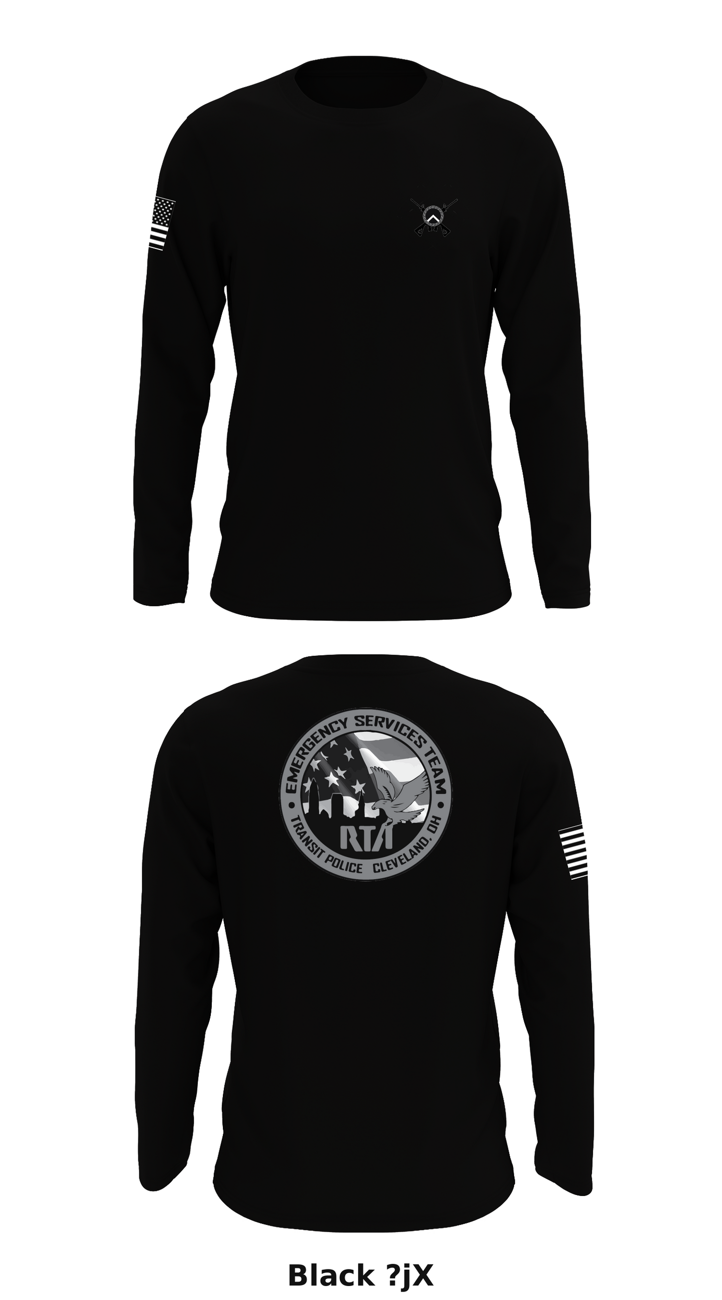 GCRTA Emergency Service Team (EST) Store 1 Core Men's LS Performance Tee - ?jX