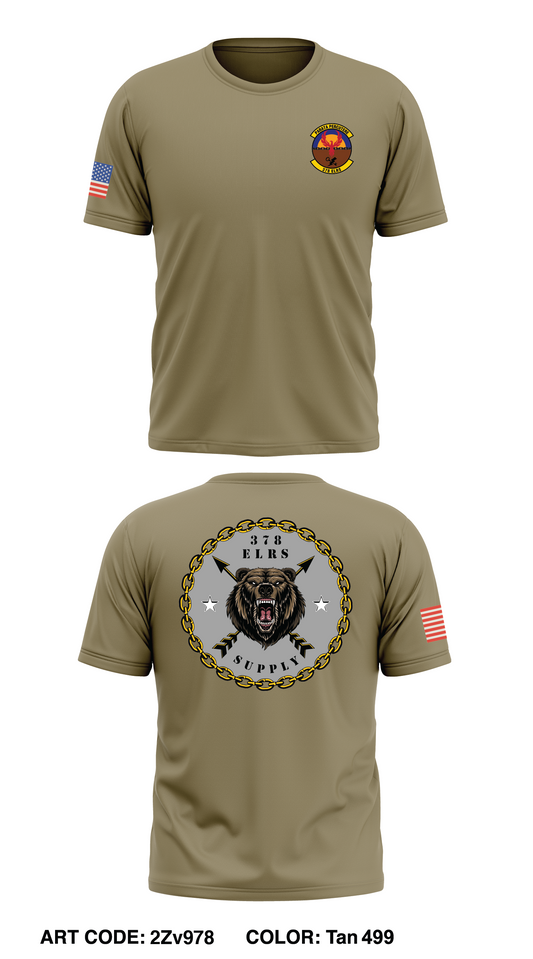 378 ELRS/SUPPLY Store 1 Core Men's SS Performance Tee - 2Zv978