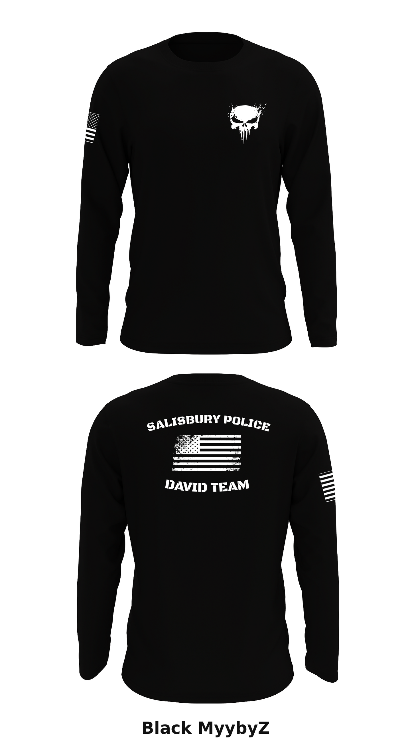 Salisbury PD/David team Store 1 Core Men's LS Performance Tee - MyybyZ